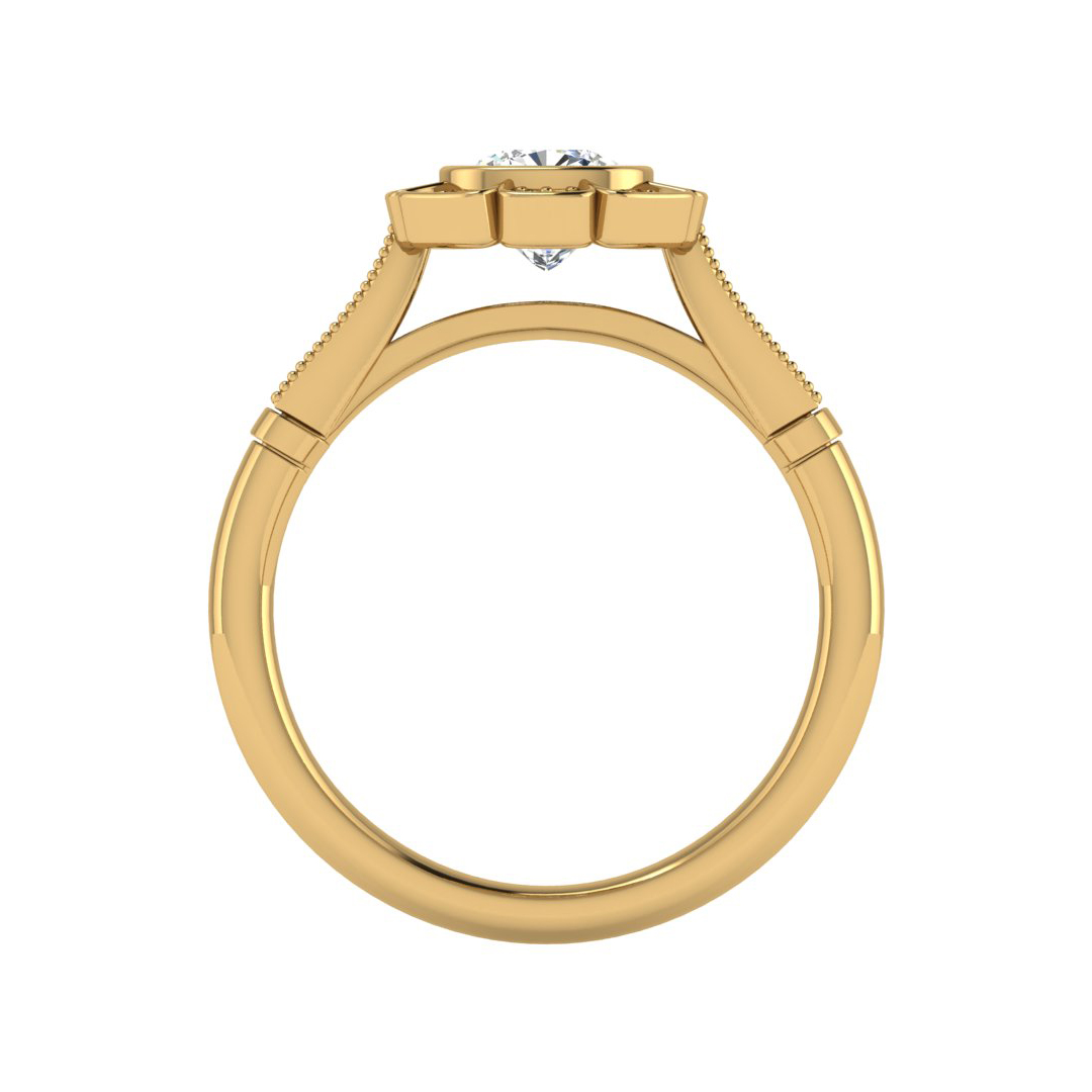 Kaylani Halo Engagement Ring